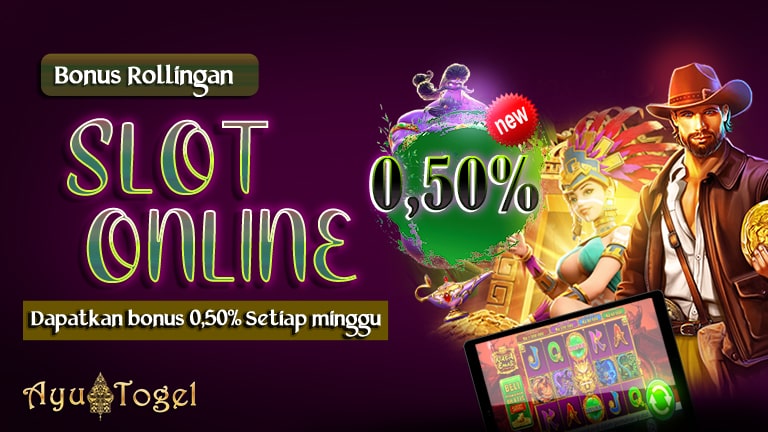 bonus rollingan slotgame 0.5 %