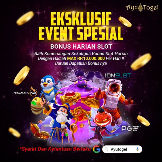 Claim Bonus Kemenangan Slot Harian Bersama Ayutogel
