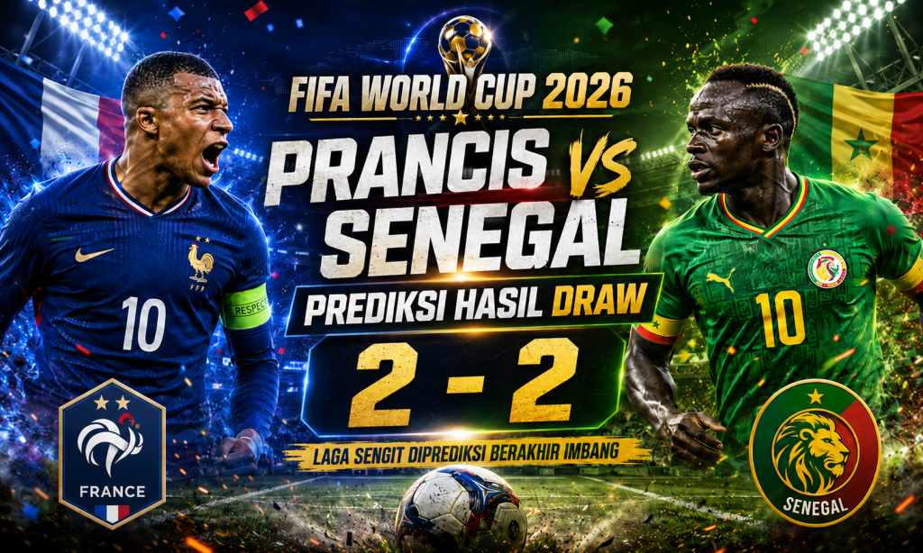 FIFA WORLD CUP 2026 Prancis Vs Senegal Akan Hasil Draw