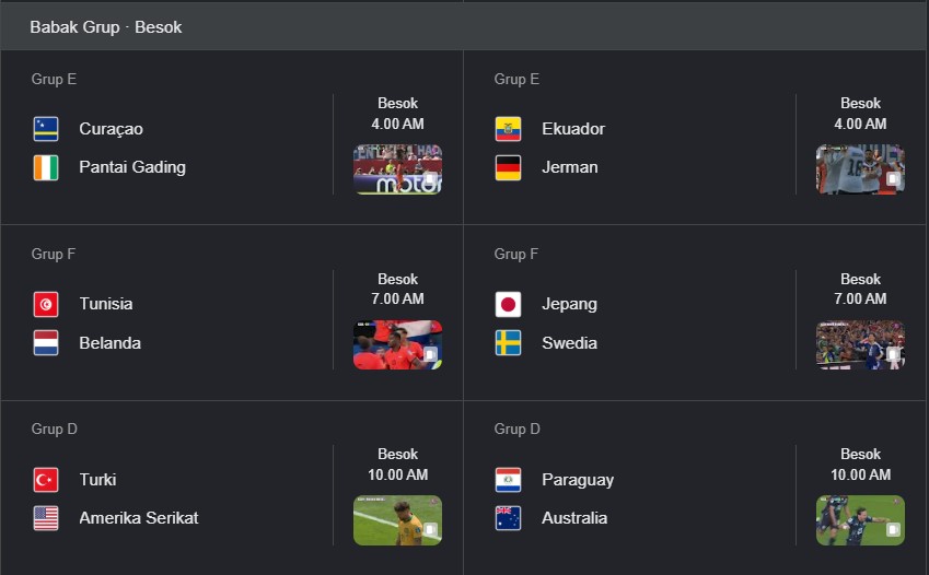 Prediksi Skor Piala Dunia 2026 Tanggal 26 Juni 2026